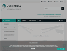 Tablet Screenshot of cosmybell.com